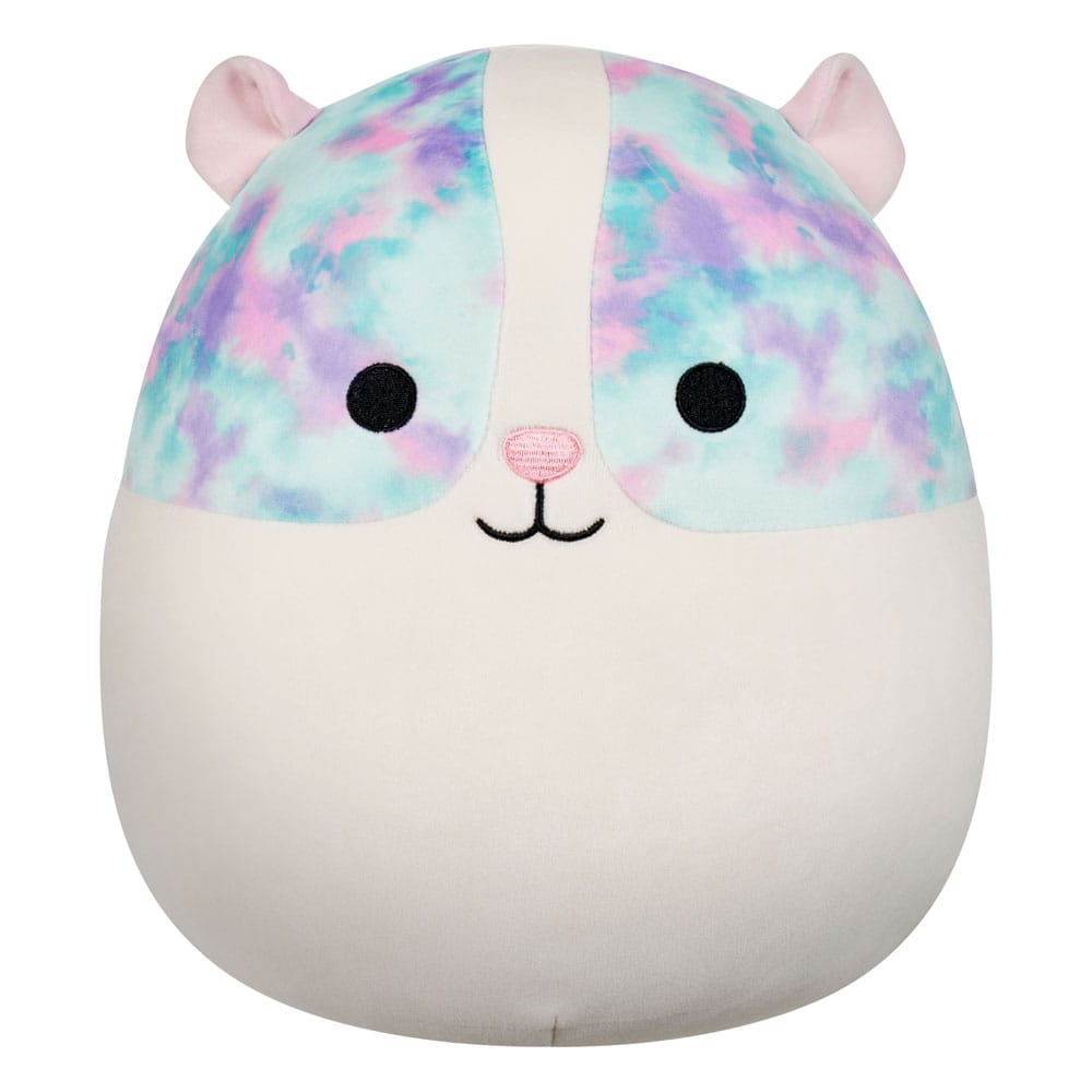 Squishmallows Plush Figure Guinea Pig with Multicolored Eyepatches Rhys 30 cm
