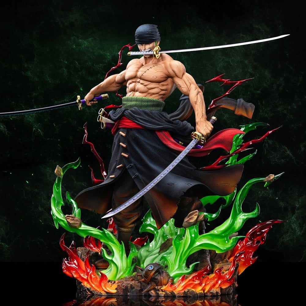 One Piece Legendary Straw Hat Crew Series Statue Roronoa Zoro (Premium Version) 34 cm
