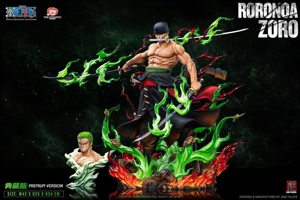 One Piece Legendary Straw Hat Crew Series Statue Roronoa Zoro (Premium Version) 34 cm