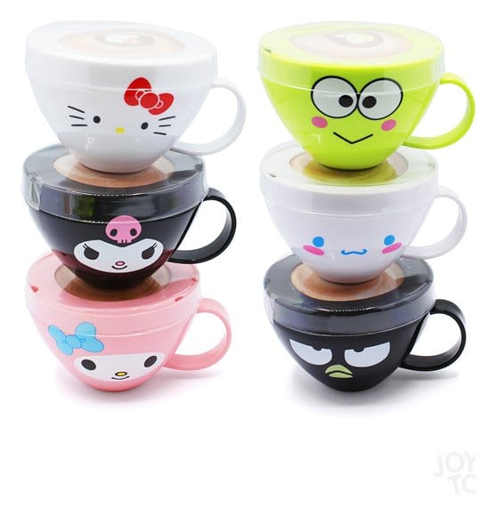 Sanrio Squishy Figures Hello Kitty Cappuccino Display (8)