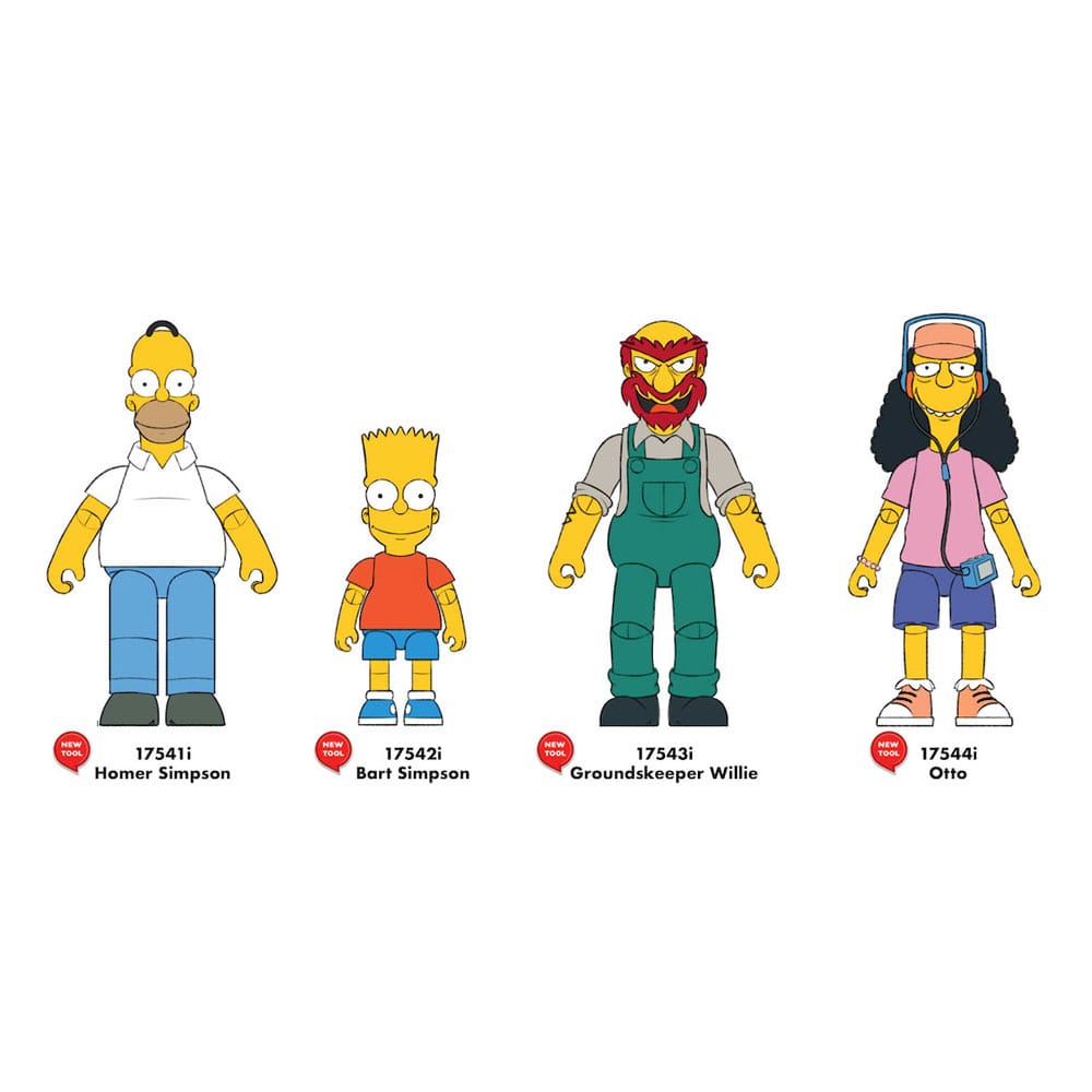 Simpsons Mini Figure Wave 1 13 cm Assortment (6)
