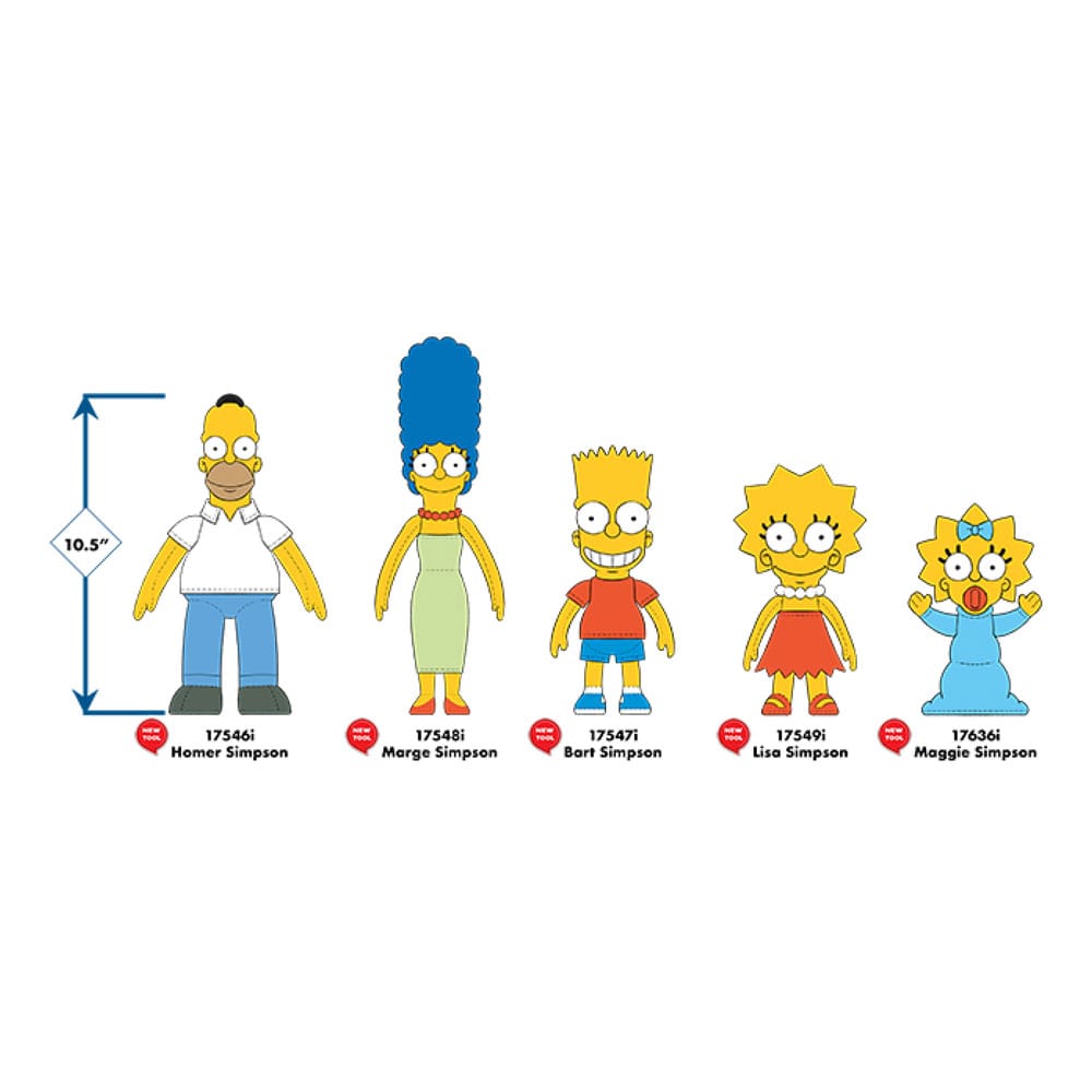 Simpsons Plush Figures 27 cm Assortment (8)