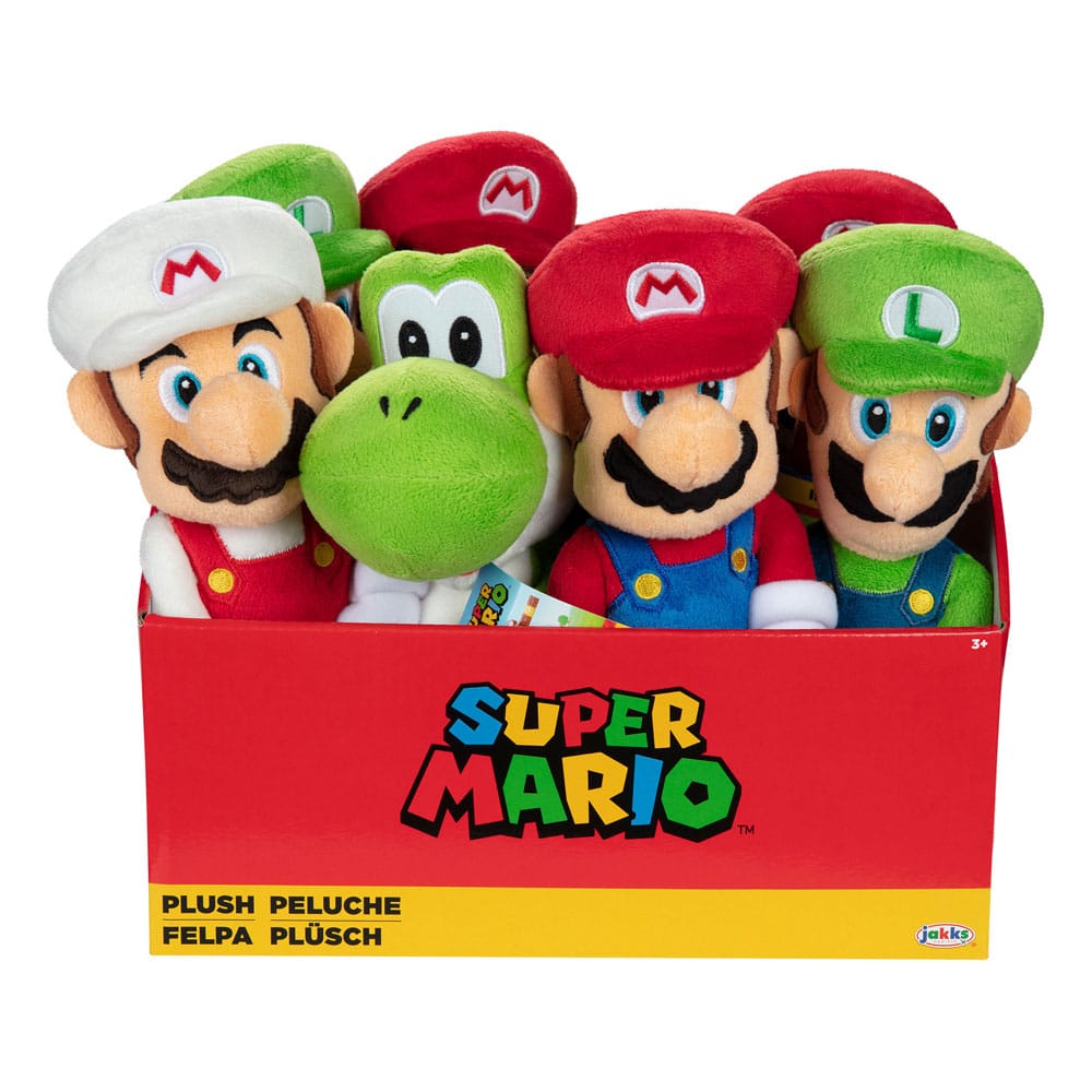 Super Mario Plush Figures 23 cm Assortment (8)