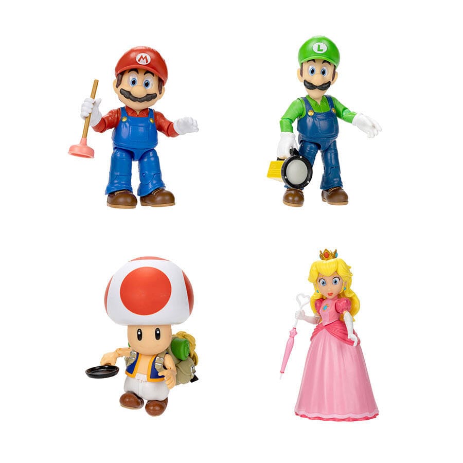 The Super Mario Bros. Movie Action Figures 13 cm Assortment (6)