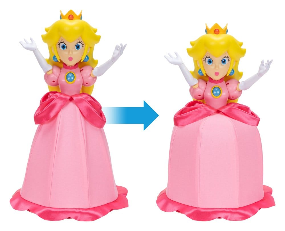 World of Nintendo Talking Action Figure Princess Peach Yours Truly 36 cm
