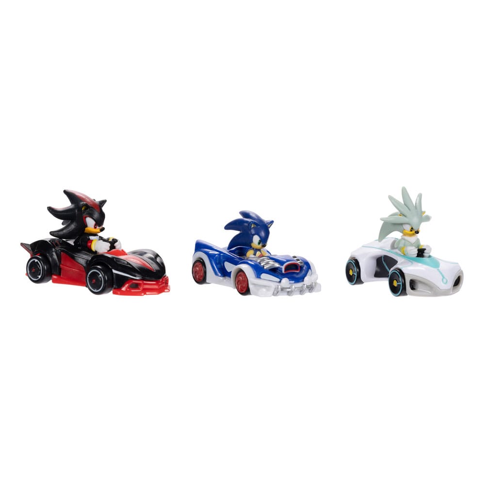 Sonic - The Hedgehog Diecast Vehicles 1/64 Wave 7 Assortment (4)