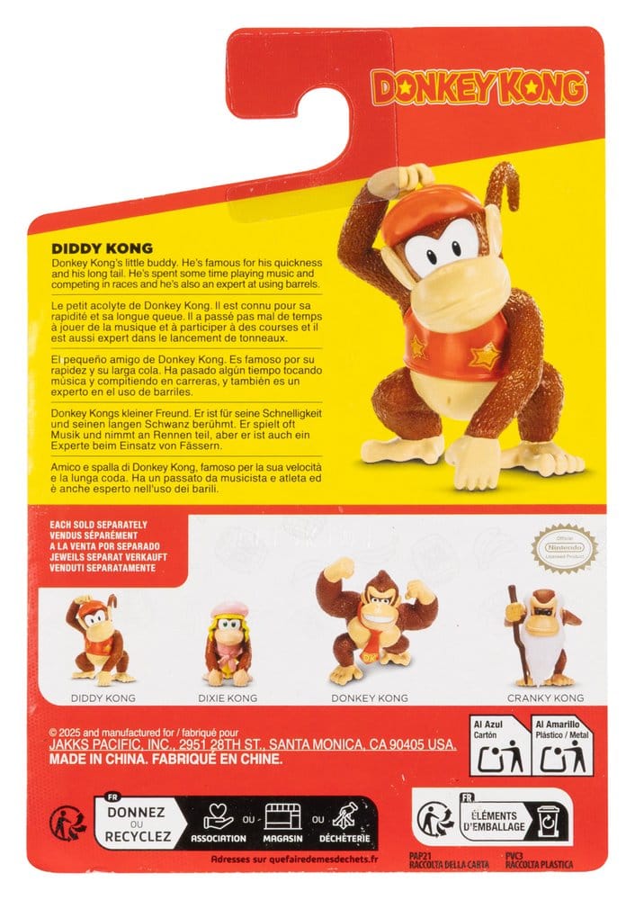 World of Nintendo Mini Figure Donkey Kong 6 cm Assortment (16)