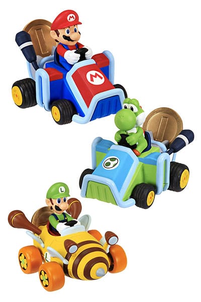 World of Nintendo Super Mario Kart Pullback Vehicles with Figures Wave 1 Assortment (12)