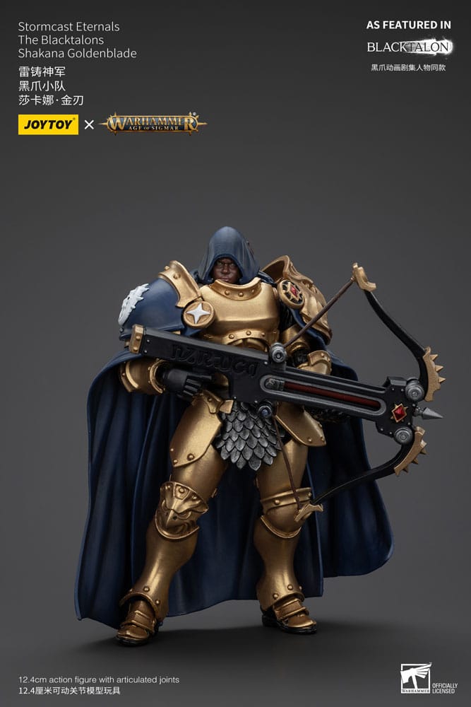 Warhammer Age of Sigmar Actionfigur Stormcast Eternals The Blacktalons Shakana Goldenblade 20 cm