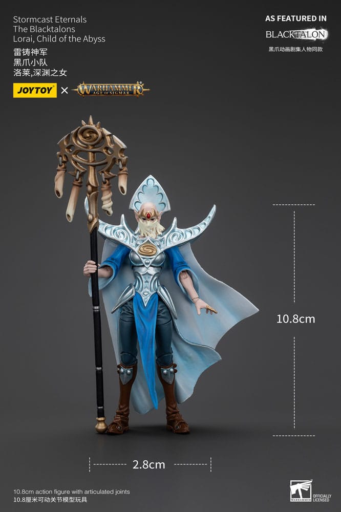 Warhammer Age of Sigmar Actionfigur Stormcast Eternals The Blacktalons Lorai Child of the Abyss 20 cm