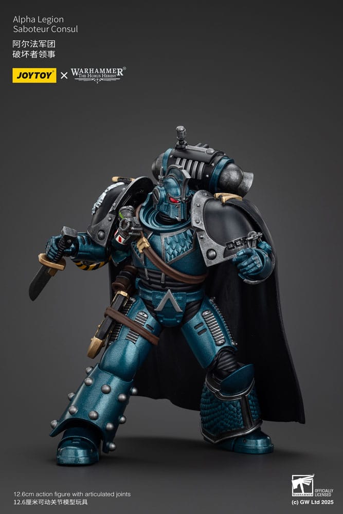 Warhammer The Horus Heresy Action Figure Alpha Legion Saboteur Consul 20 cm