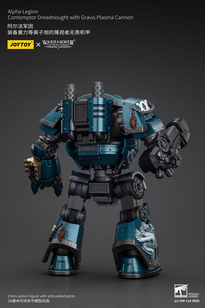 Warhammer The Horus Heresy Action Figure Alpha Legion Contemptor Dreadnought with Gravis Plasma Cannon 25 cm