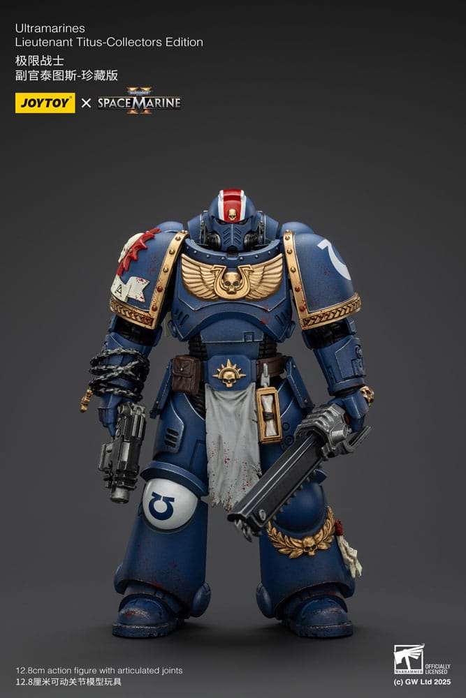 Warhammer 40,000: Space Marine 2 Action Figure Ultramarines Lieutenant Titus Collector's Edition 13 cm