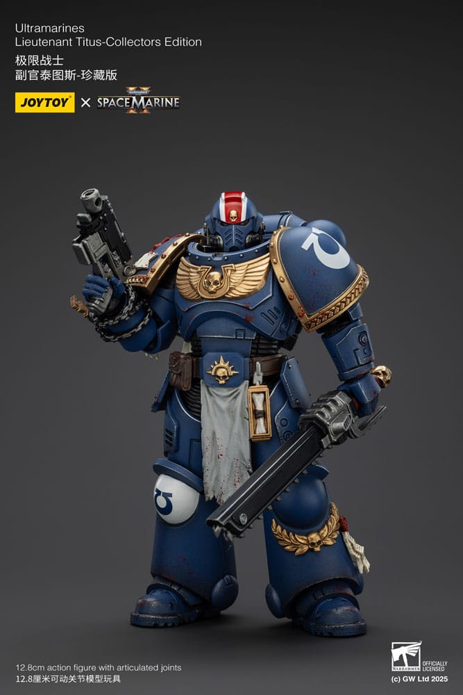 Warhammer 40,000: Space Marine 2 Action Figure Ultramarines Lieutenant Titus Collector's Edition 13 cm