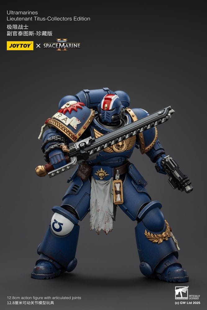 Warhammer 40,000: Space Marine 2 Action Figure Ultramarines Lieutenant Titus Collector's Edition 13 cm
