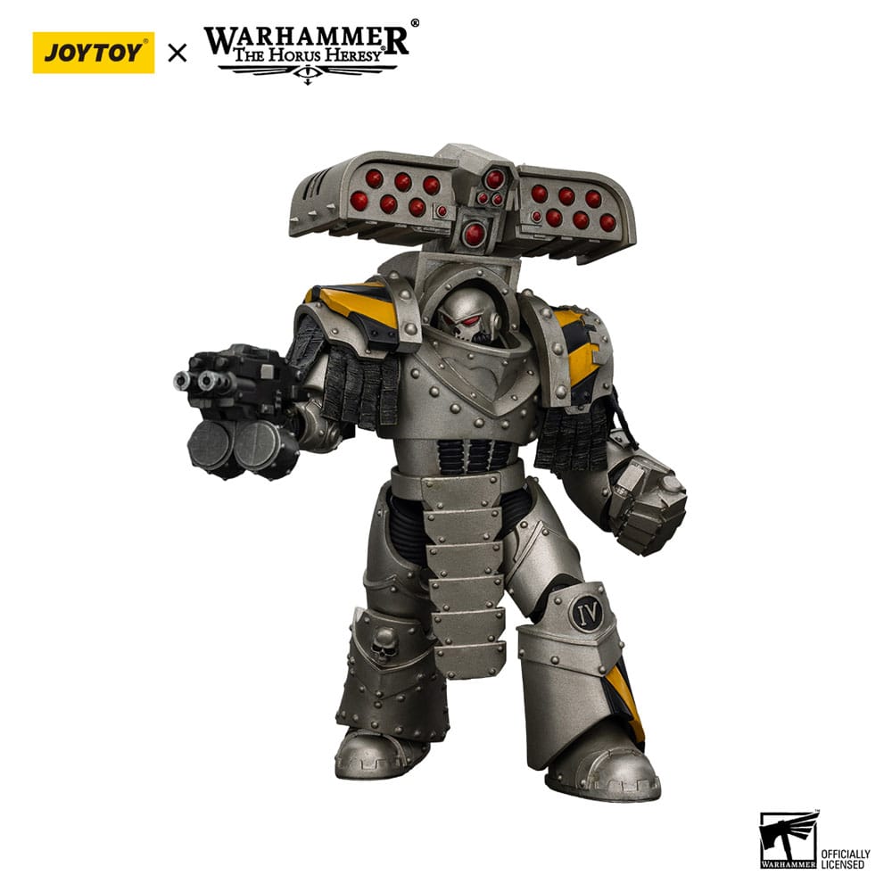 Warhammer The Horus Heresy Action Figure 1/18 Iron Warriors Tyrant Siege Master Terminator with Rocket Launcher 14 cm