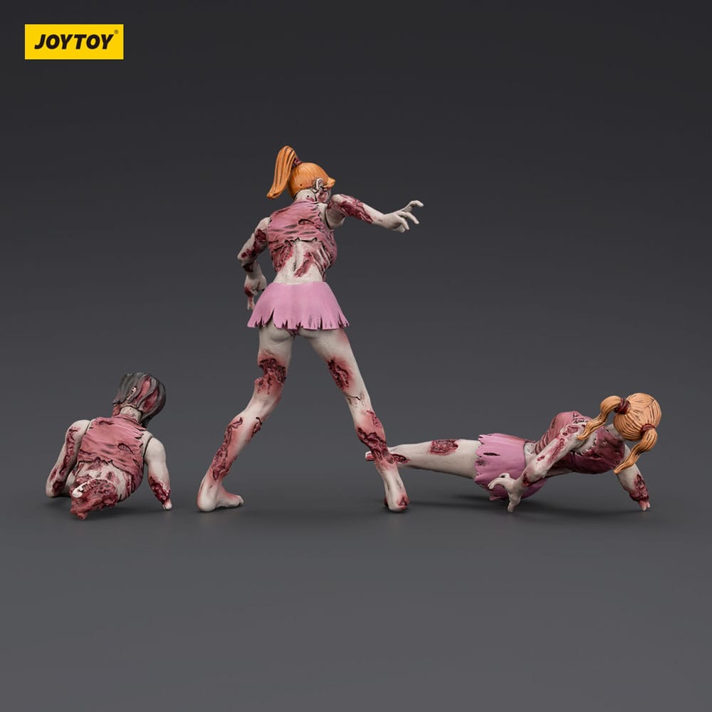 Zombie Dark Source Action Figures 3-Pack Cheerleaders 8 cm