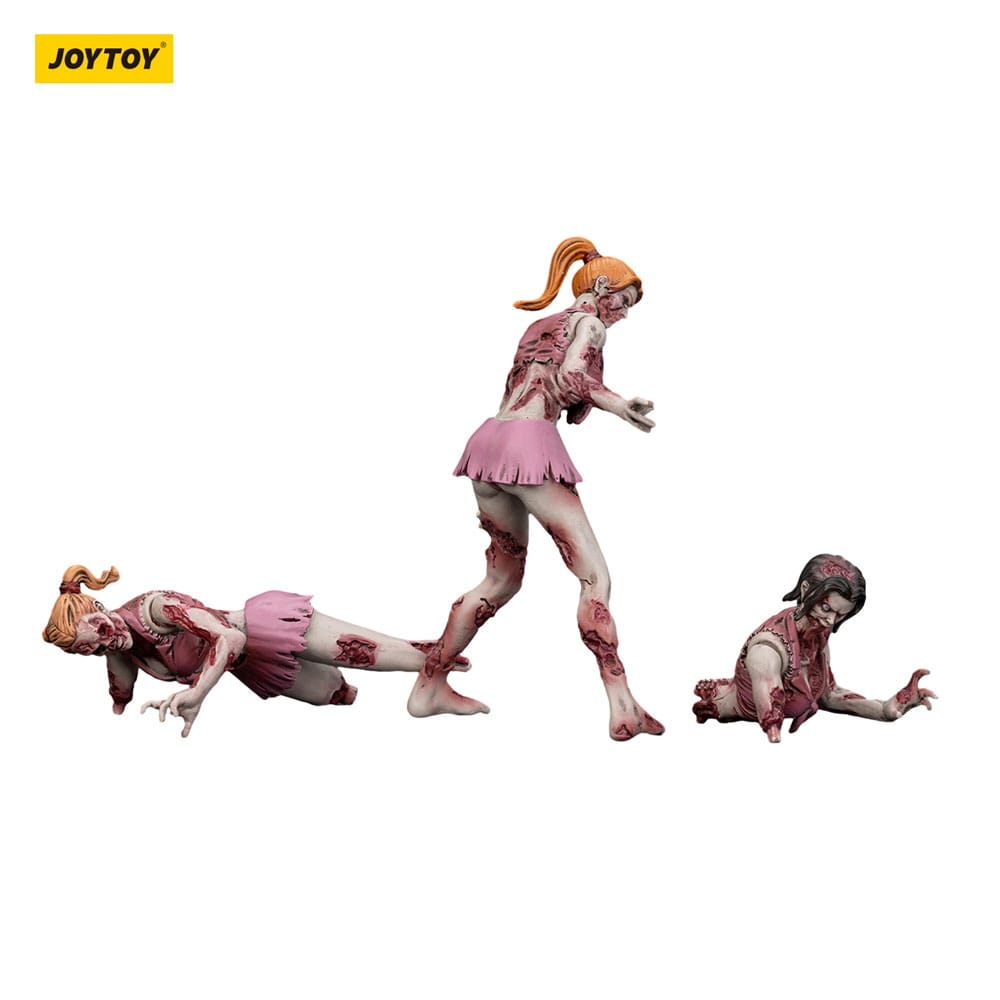 Zombie Dark Source Action Figures 3-Pack Cheerleaders 8 cm