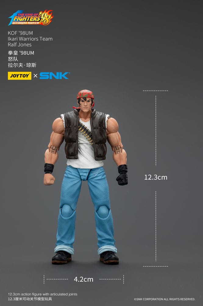 The King Of Fighters '98 Action Figure Hero Team Ralf Jones 12 cm