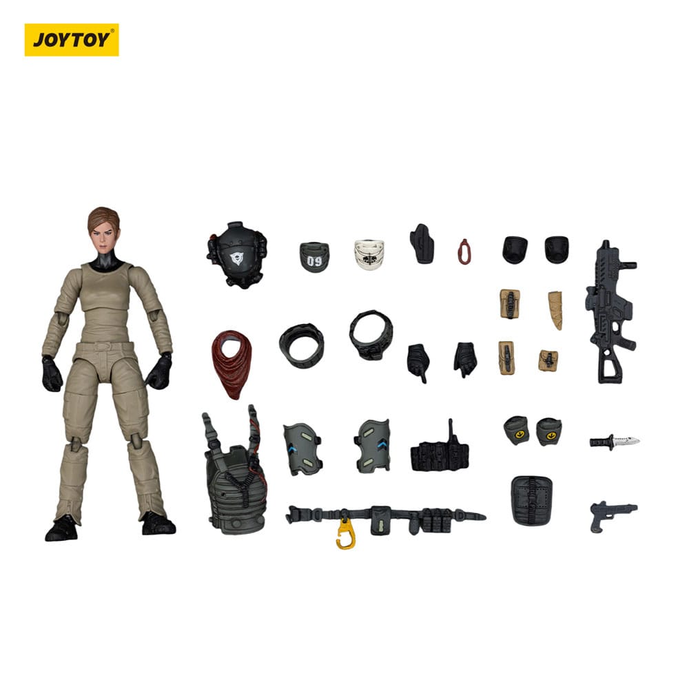APOC Series Dark Source Action Figur Stellar Scar Assault Team Gravelgold 22 cm