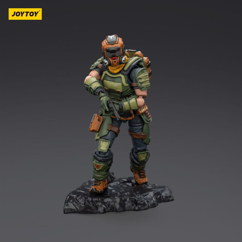Steel Ride Corps Dark Source Action Figure Assaulter Stephen 7 cm