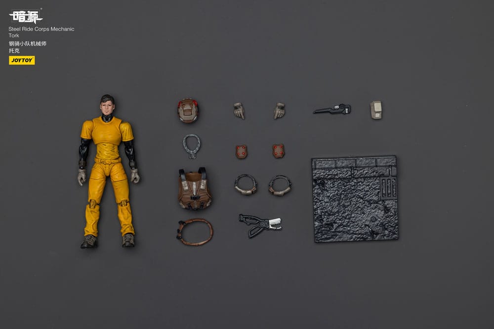 Steel Ride Corps Dark Source Action Figur Mechanic Tork 7 cm