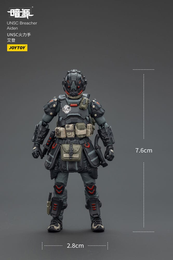 UNSC Dark Source Action Figure Breacher Aiden 7 cm
