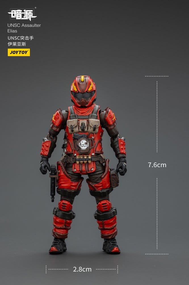UNSC Dark Source Action Figur Assaulter Elias 7 cm