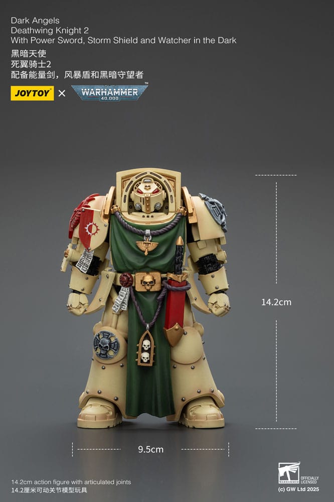 Warhammer 40,000 Action Figure Dark Angels Deathwing Knight 2 14 cm