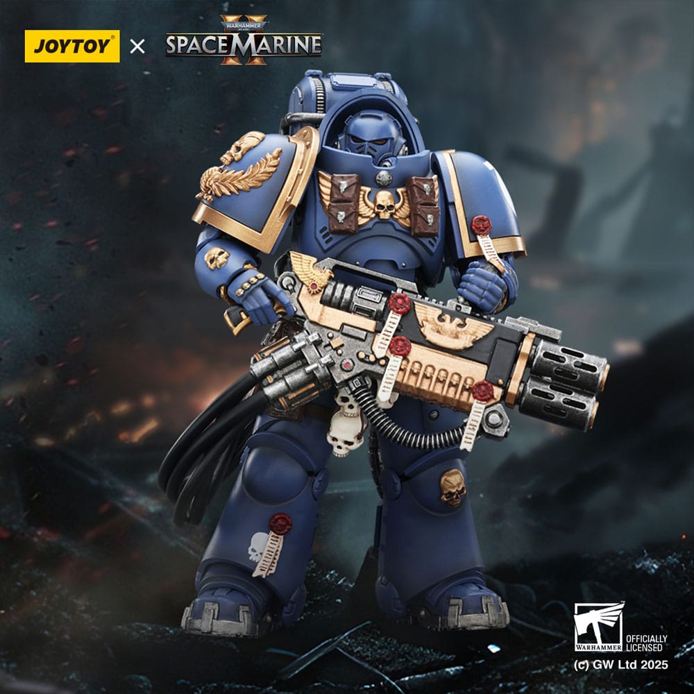 Warhammer 40,000: Space Marine 2 Action Figure Ultramarines Heavy Artificer Armor with Relic Multi-Melta 13 cm