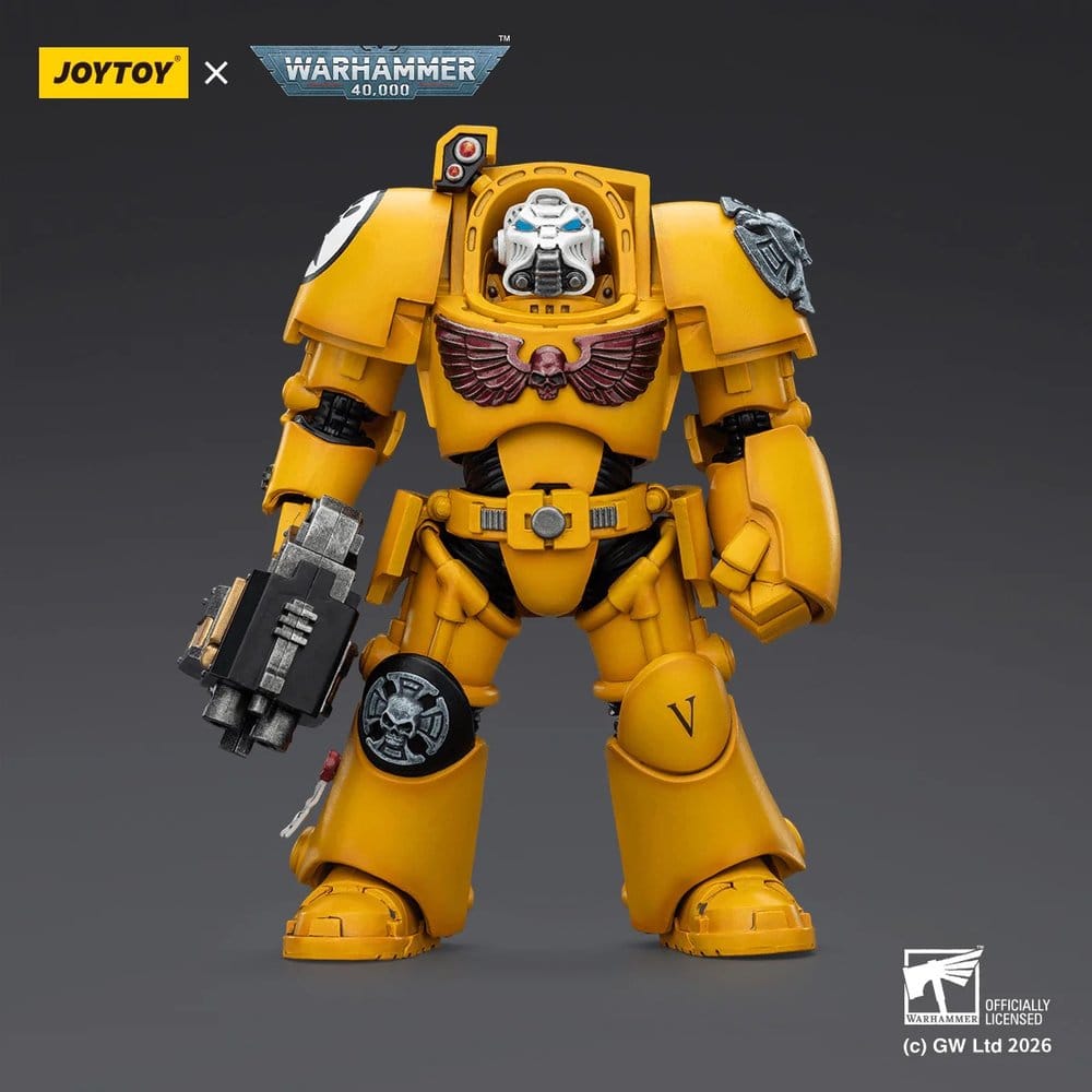 Warhammer 40,000 Action Figure Imperial Fists Terminator 2 with Power Fist and Storm Bolter 14 cm