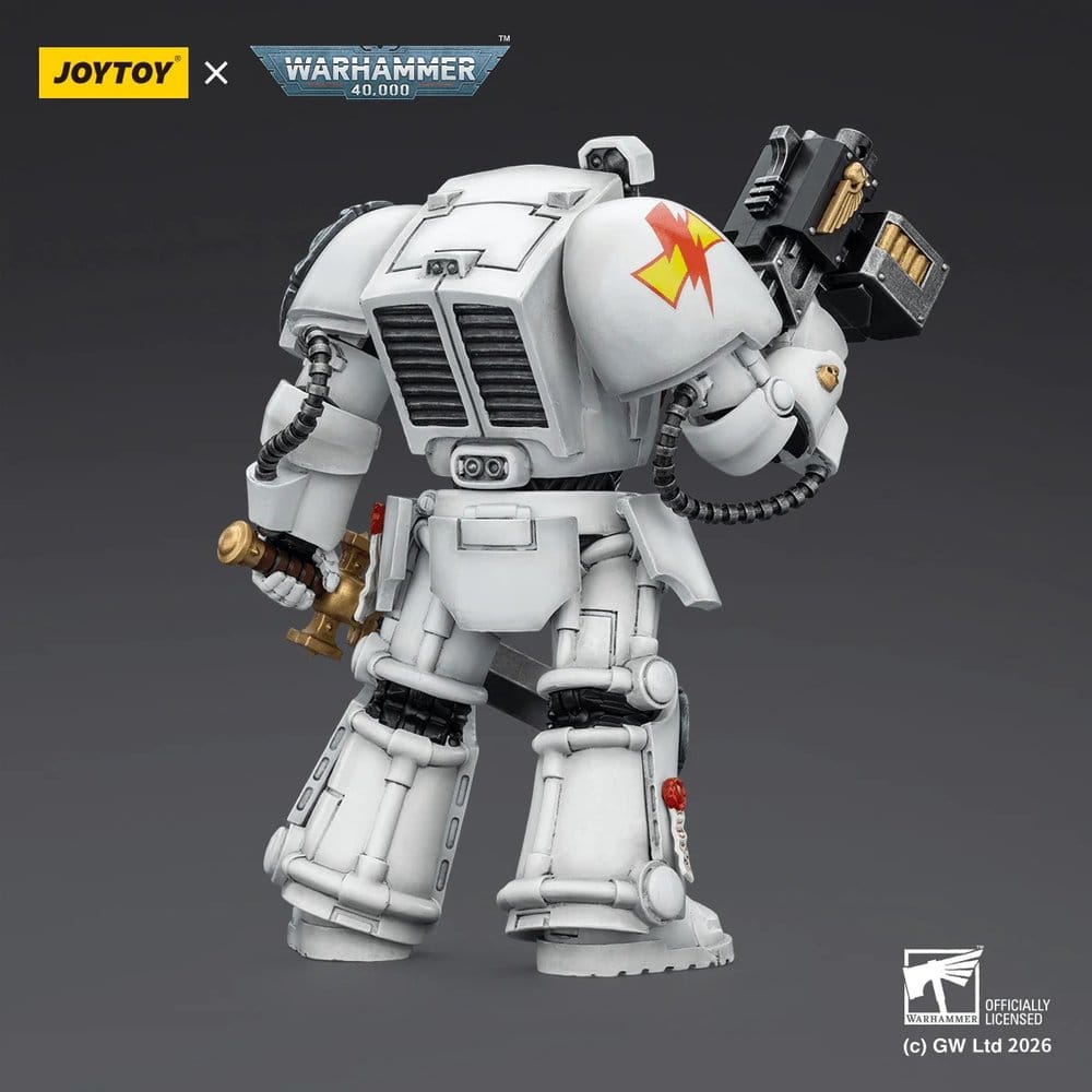 Warhammer 40,000 Action Figure White Scars Terminator 1 with Power Sword and Storm Bolter 14 cm
