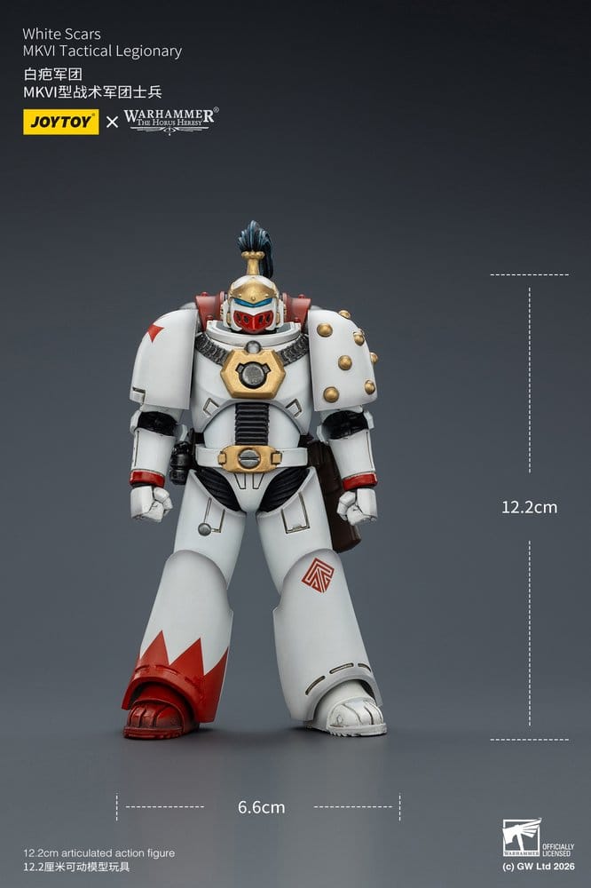 Warhammer The Horus Heresy Action Figure White Scars MKVI Tactical Legionary 12 cm