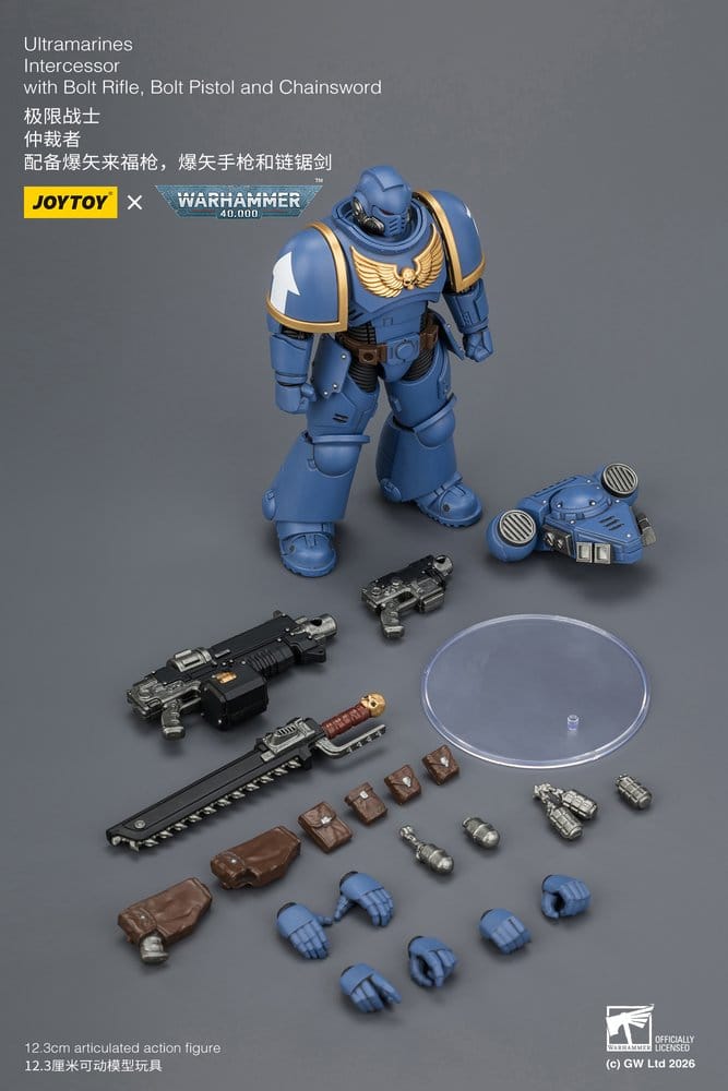 Warhammer 40,000 Action Figure Ultramarines Intercessor 12 cm