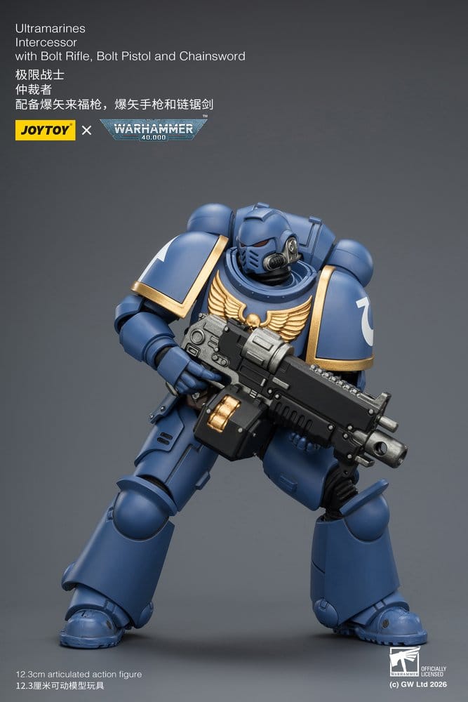 Warhammer 40,000 Action Figure Ultramarines Intercessor 12 cm