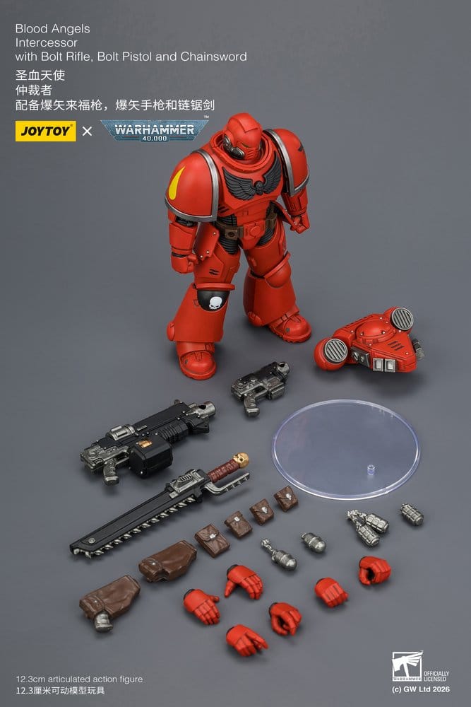 Warhammer 40,000 Action Figure Blood Angels Intercessor 12 cm