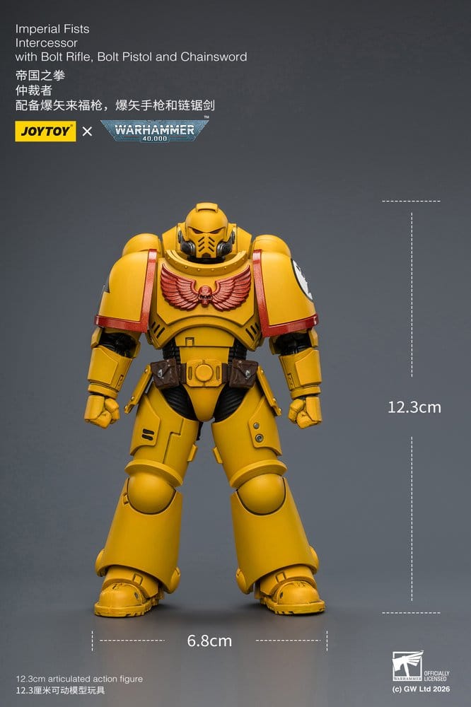 Warhammer 40,000 Action Figure Imperial Fists Intercessor 12 cm