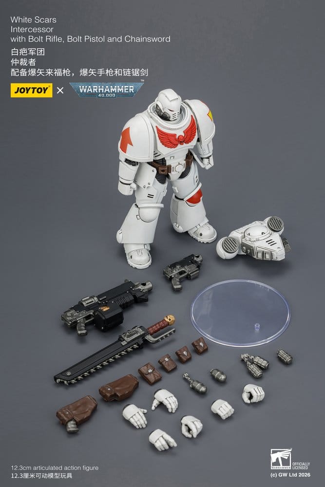 Warhammer 40,000 Action Figure White Scars Intercessor 12 cm