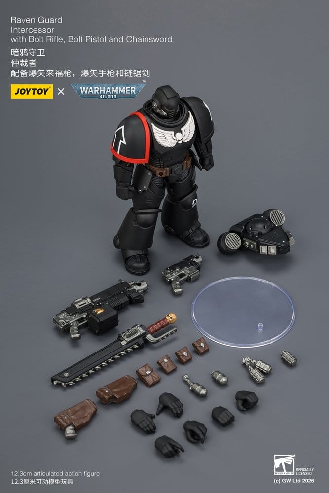 Warhammer 40,000 Action Figure Raven Guard Intercessor 12 cm