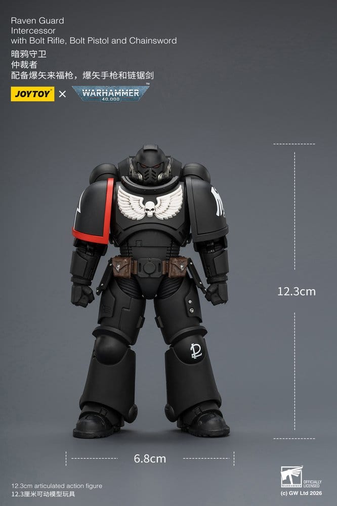 Warhammer 40,000 Action Figure Raven Guard Intercessor 12 cm