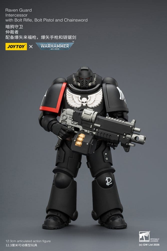 Warhammer 40,000 Action Figure Raven Guard Intercessor 12 cm