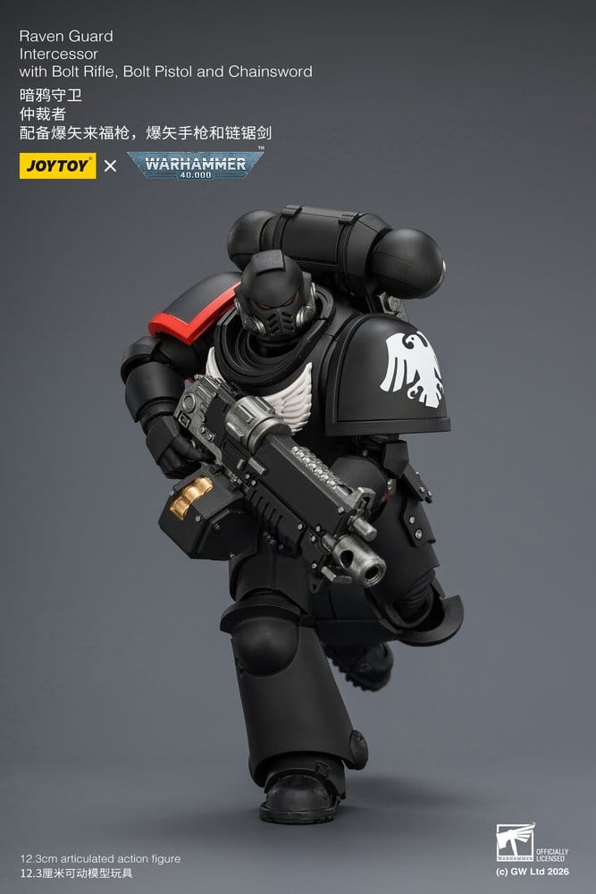 Warhammer 40,000 Action Figure Raven Guard Intercessor 12 cm