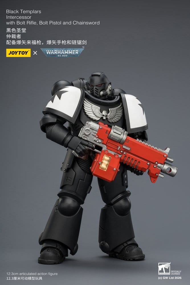 Warhammer 40,000 Action Figure Black Templars Intercessor 12 cm