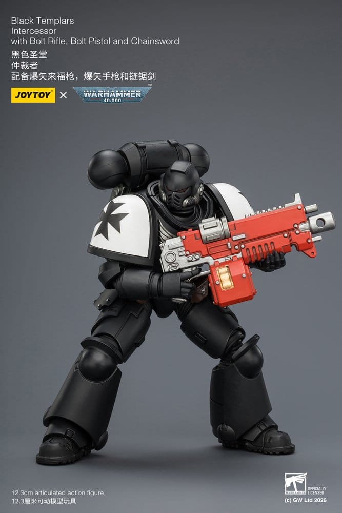 Warhammer 40,000 Action Figure Black Templars Intercessor 12 cm