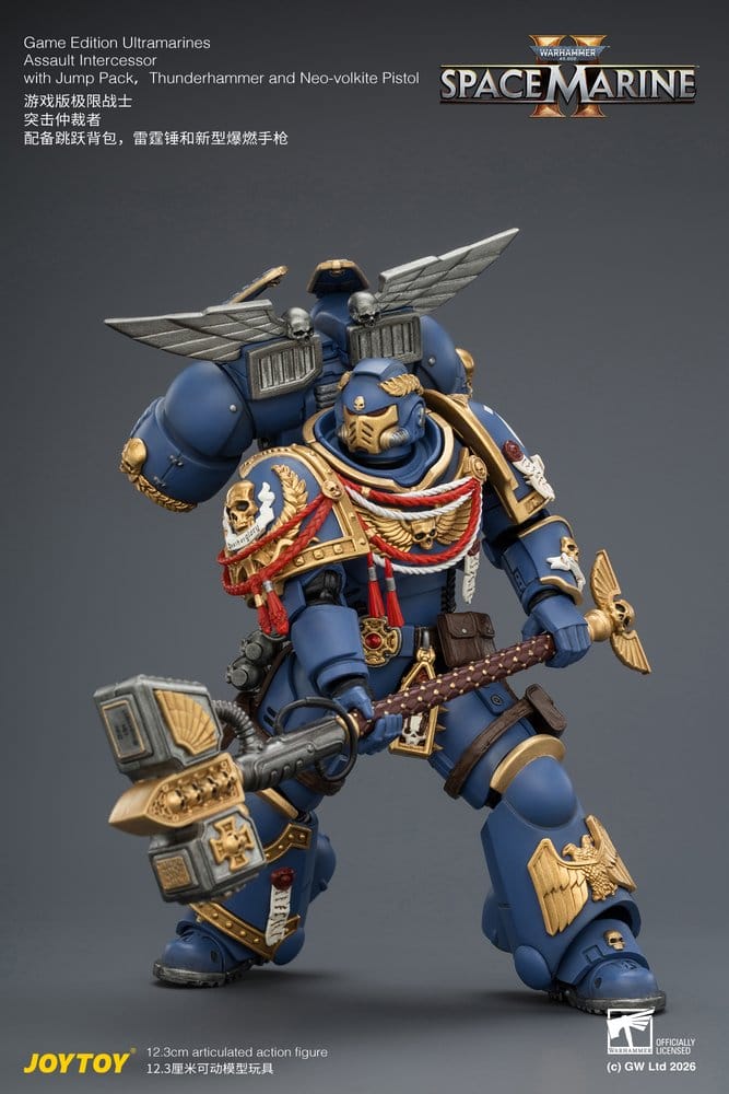 Warhammer Action Figure Game Edition Ultramarines Assault Intercessor 12 cm