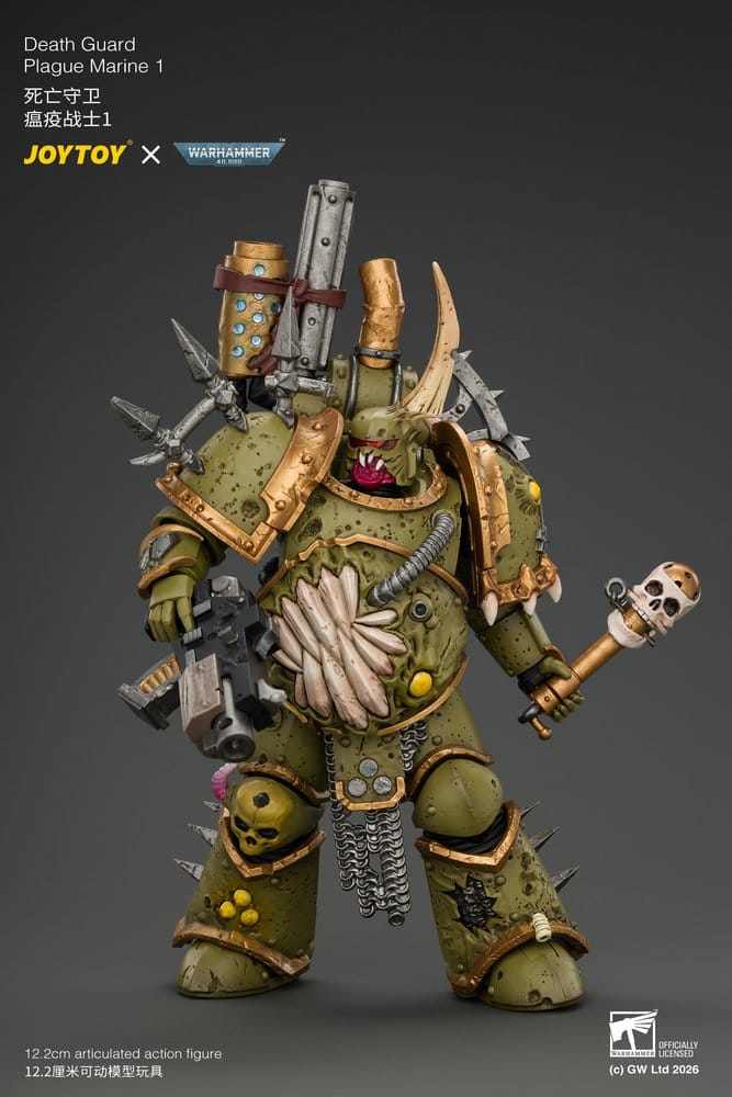 Warhammer Action Figure Death Guard Plague Marine 1 12 cm