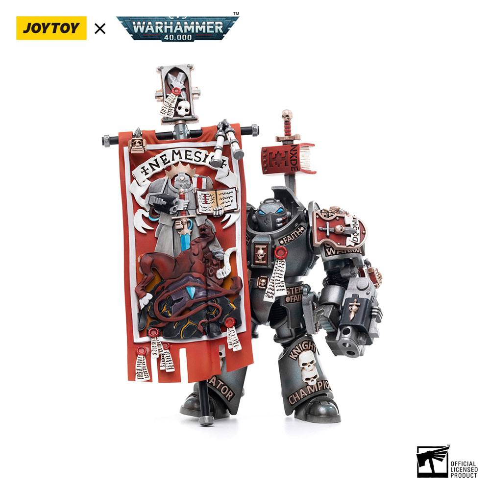 Warhammer 40k Action Figure 1/18 Grey Knights Terminator Retius Akantar 13 cm