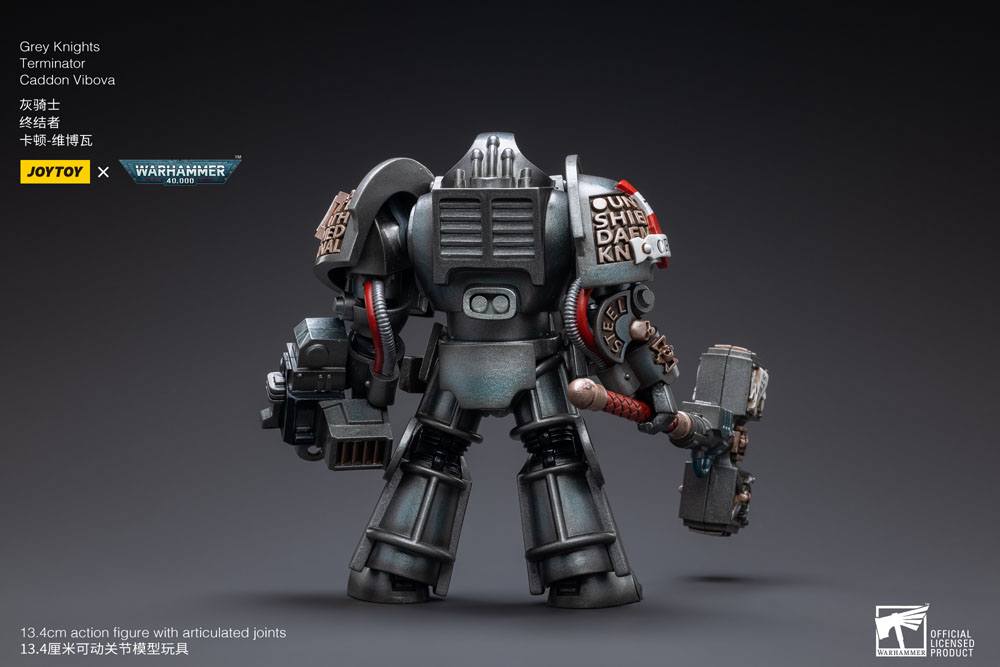 Warhammer 40k Action Figure 1/18 Gray Knights Terminator Caddon Vibova 13 cm