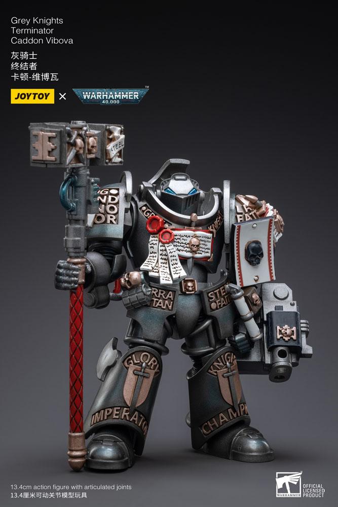 Warhammer 40k Action Figure 1/18 Gray Knights Terminator Caddon Vibova 13 cm