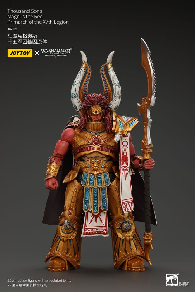 Warhammer The Horus Heresy Action Figure 1/18 Thousand sons Magnus the Red Primarch of the XVth Legion 12 cm